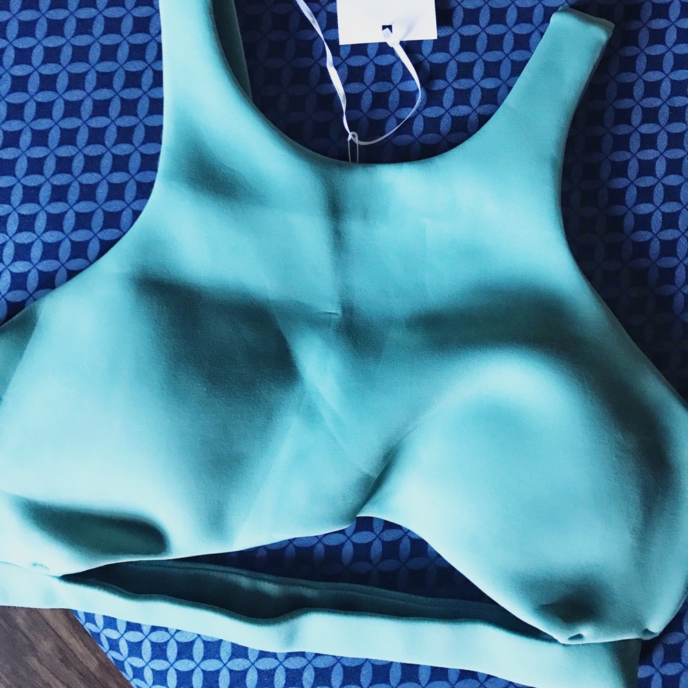 Cleoharper coco bralet evergreen